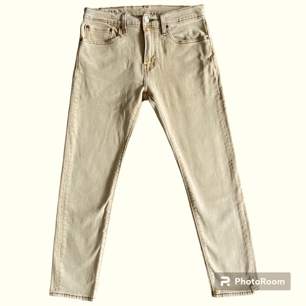 Levi’s Strauss & Co Lot 512 Premium Men's Jeans Size W31 L30 Faded Yellow A6